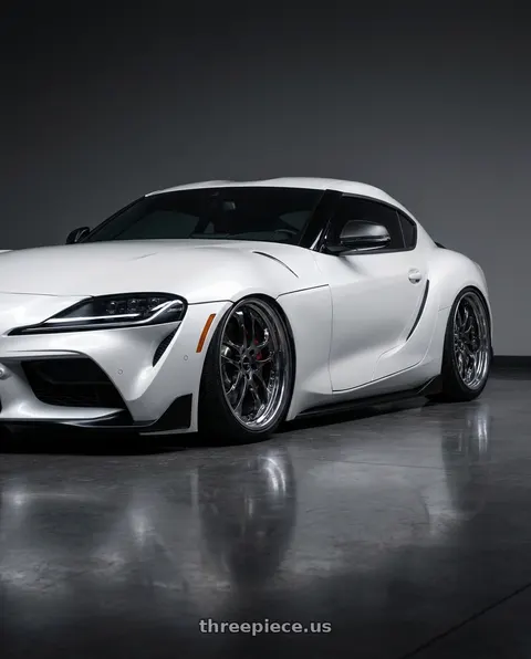 2021 Toyota GR Supra Premium with Ssr Agle Minerva 5x112 19x10.5+25 Hyper Disk Super Black Coat wheels