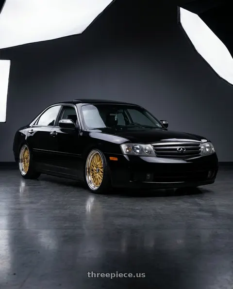 2004 INFINITI M45 with SSR Formula MESH 5x100 19X12+-7 HP Disk Fm Gold wheels