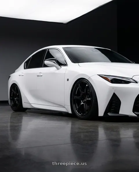 2024 Lexus IS350 with Advan RGII 5x114.3 19x10+35 Gloss Black wheels
