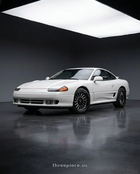 1992 Dodge Stealth with American Force AC004 Vulcan 6X135 22X10 -18 GLOSS BLACK MILLED wheels