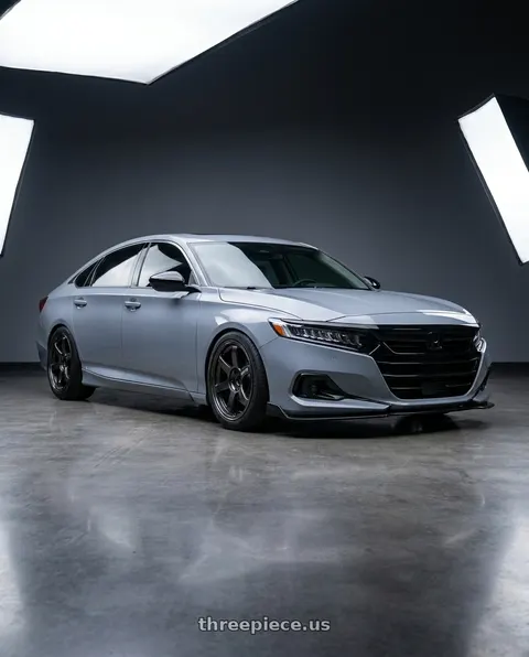 2021 Honda Accord with Volk Racing TE37 Saga S-Plus 5x114.3 18x7.5+48 Diamond Dark Gunmetal wheels