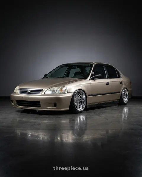 2000 Honda Civic LX with Gear Forged GF761P 8x165.1 22x12 -44 A262228 wheels