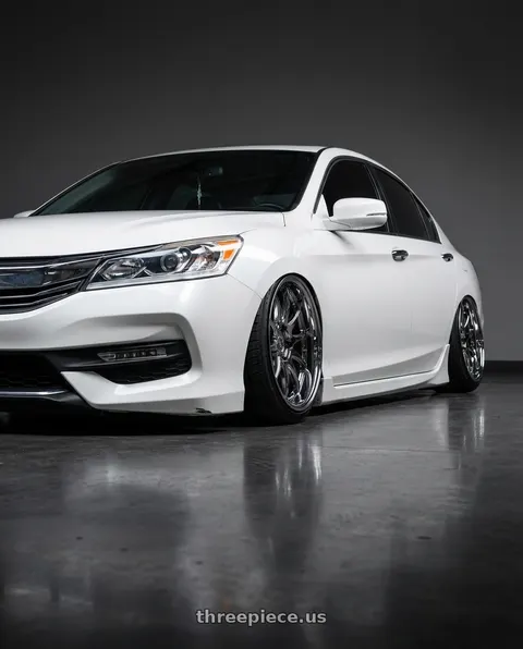 2016 Honda Accord EX-L with Aodhan DS02 5x114.3 19x9.5+22 Vacuum Chrome wheels