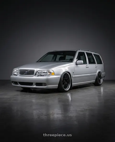 1998 Volvo V70 with SSR Professor MS1R 5x108 17x7+37 NR Disk Black wheels