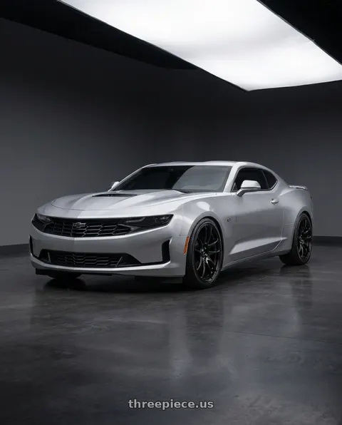 2023 Chevrolet Camaro with Vors TR4 5x120 20x9.5  +35 Gloss Black wheels