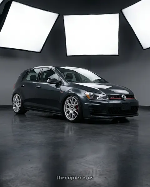 2015 Volkswagen GTI with BBS CH-R 5x112 20x8.5 +40 Brilliant Silver Polished Rim Protector wheels