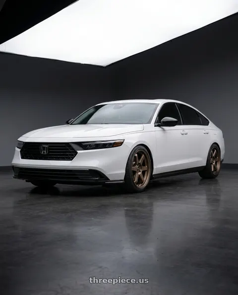 2025 Honda Accord with Vors TR37 5x114.3 19x9.5 +35 Bronze wheels