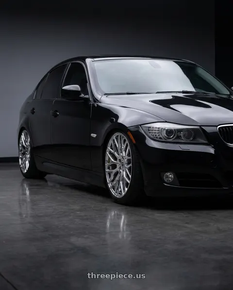 2011 BMW 335i with TOUREN TR76 3276 5x120 18x8 +35 CHROME wheels