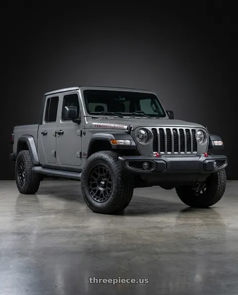 2021 Jeep Gladiator Sport with Dirty Life Mesa 9306 5x127 17x9-12 Matte Black wheels