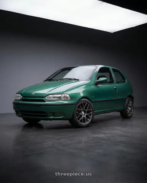 1997 fiat palio with TSW NURBURGRING 5X114.3 17X7.5 +45 MATTE GUNMETAL wheels