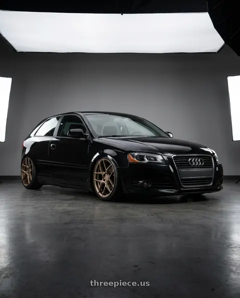 2012 Audi A3 with Aodhan AFF2 5x112 19x8.5+35 Matte Bronze wheels