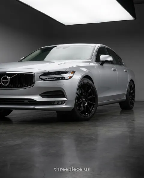 2017 Volvo S90 T6 Momentum with Vors TR88 5x108 20x9 +35 Gloss Black wheels