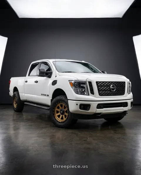2018 Nissan TITAN XD with FULL THROTTLE FT8 6x114.3/139.7 20x9+0 MATT BRONZE/MATT BLACK wheels