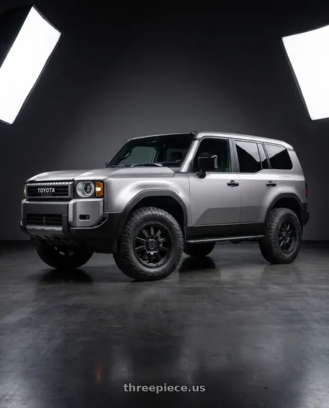 2026 Toyota Land Cruiser with Black Rhino EXCURSION 6X139.7 18X8 +35 MATTE BLACK wheels