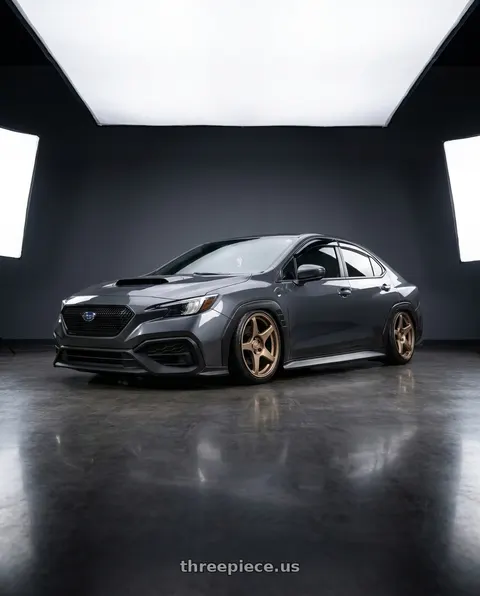 2024 Subaru WRX with Kansei K11B Tandem 5x114.3 18x9 35 Bronze wheels