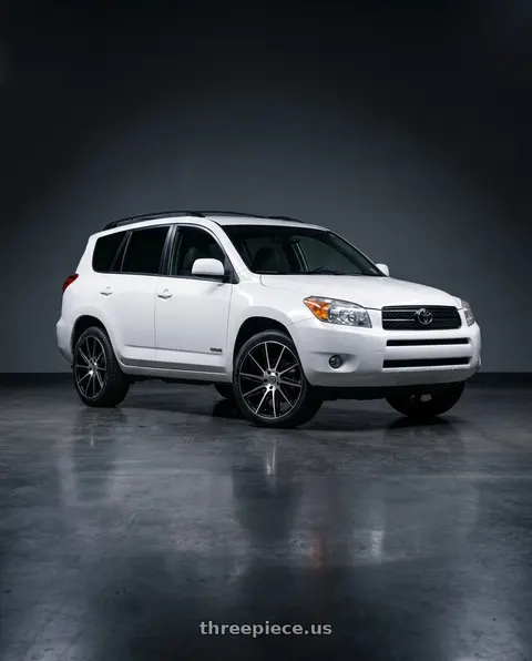 2006 Toyota RAV4 with MARQUEE WHEELS M4617 5x114.3 20x8.5+35 BLACK / MACHINED wheels