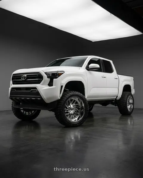 2024 Toyota Tacoma SR with Fuel 2PC D210 TRITON 8X165.1 22X14 -70 CHROME PLATED wheels