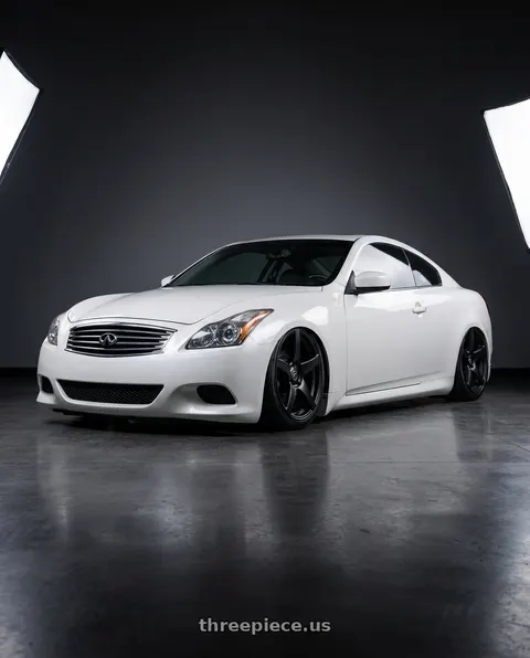 2013 INFINITI G37 with Forgestar CF5 5x114.3 19x10 +42 Satin Black wheels