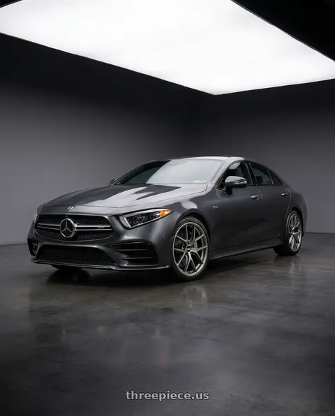 2020 Mercedes-Benz CLS53 AMG with BBS CI-R 5x112 19x8.5 +32 Platinum Silver Polished Rim Protector wheels