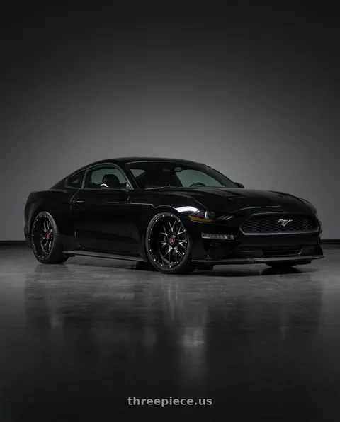 2023 Ford Mustang with Asanti Off Road AB807 CARBINE 6X114.3 20X9 +40 SATIN BLACK MILLED wheels