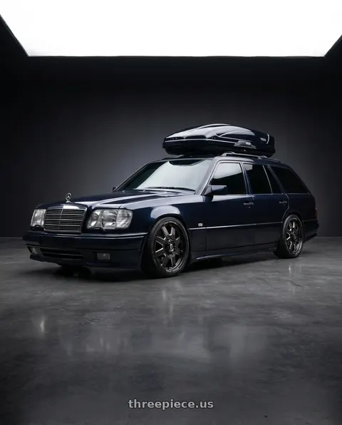 1995 Mercedes-Benz E300 with Fuel Mono DE09 FF09D 10X225 20X8.25 +105 MATTE BLACK MILLED wheels