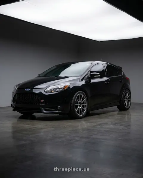 2013 Ford Focus ST with BBS FS 5x112 19x10 +38 PFS Diamond Black wheels