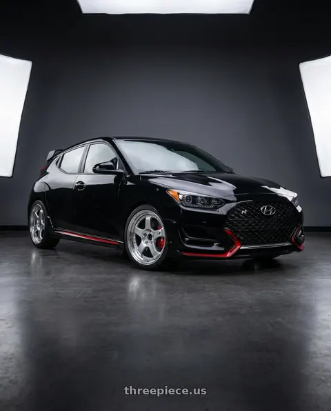 2019 Hyundai Veloster N with SSR Professor SP1 5x114.3 18X8.5+55 NR Disk Silver wheels