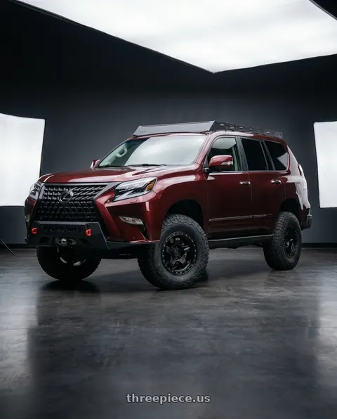 2022 Lexus GX460 with WORK Meister S1 SUV 6x139.7 18x9+18 Matte Black wheels