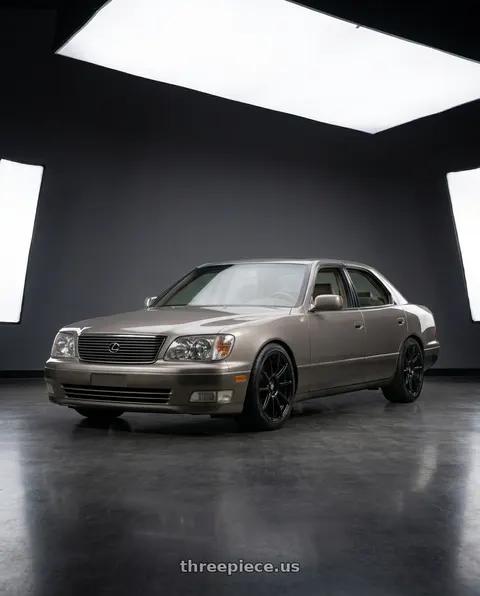 2000 Lexus LS400 with Konig Control 5x100/5x114.3 18x8+45 Matte Black wheels