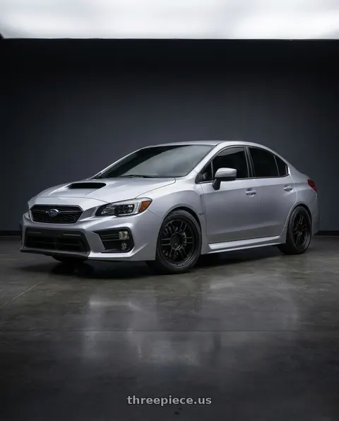 2018 Subaru WRX with Enkei RPF1 5x114.3 18x8.5+30 Matte Black wheels