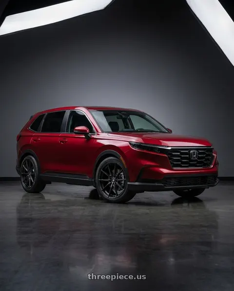 2026 Honda CR-V with Konig Oversteer 5x114.3 18x9+35 Gloss Black wheels