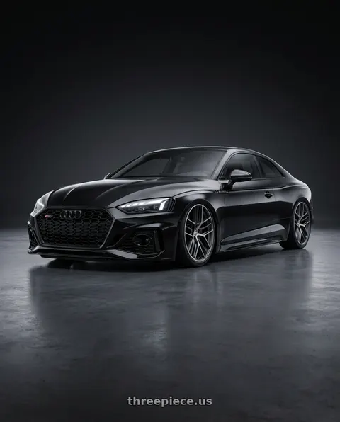 2022 Audi RS5 with BBS CC-R 5x112 20x8.5+30 Graphite w/ Diamond Cut Face wheels