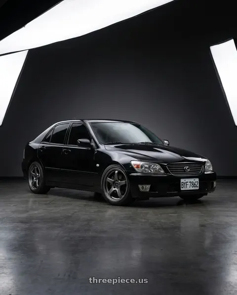 2004 Lexus IS300 with Enkei PF05 5x114.3 17x8+35 Dark Silver wheels