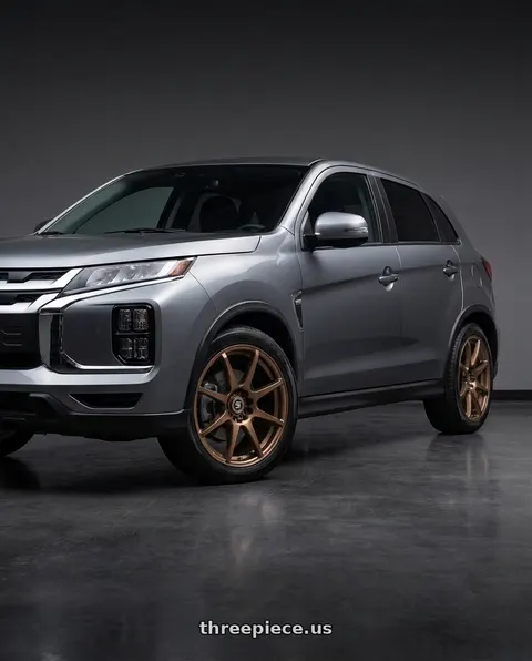 2025 Mitsubishi Outlander Sport LE with Spec-1 SP-67 5x114.3/5x120 18x8 +38 Gloss Bronze wheels