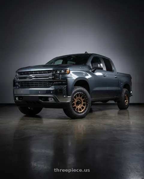 2021 Chevrolet Silverado 1500 LT with Method Race Wheels 305BZ NV 6x139.7 18x9 -12 METHOD BRONZE wheels