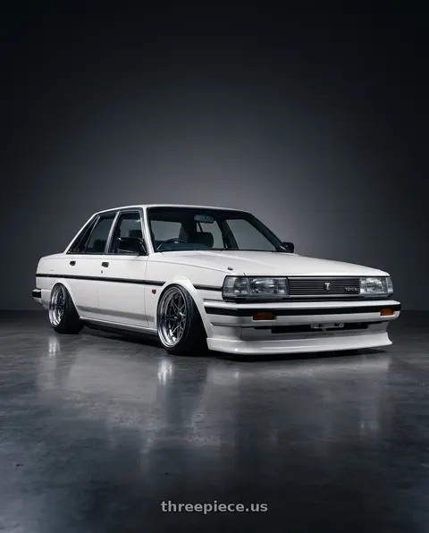 1989 Toyota Cressida with EQUIP 03 Black Polish 4x100 15x12.5 -22 wheels