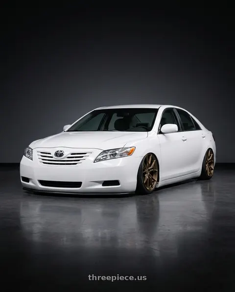 2008 Toyota Camry with E5 Wheels Daytona 5x120 20x9+38 BRONZE wheels