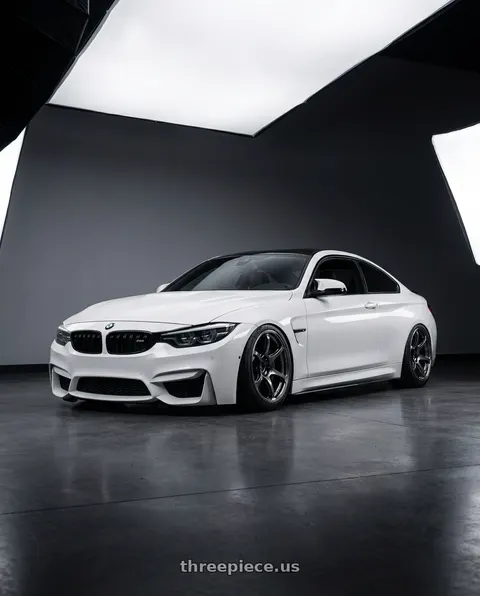 2020 BMW M4 with Advan Racing RG-4 5x114.3 18x8.0 +44 RACING HYPER BLACK & RING wheels