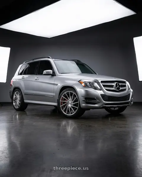 2015 Mercedes-Benz GLK350 4Matic with Asanti Black ABL-18 MATAR 5X112/5X114.3 20X8.5 +40 CHROME wheels