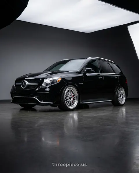 2018 Mercedes-Benz GLE63 AMG with BBS LM 5x112 21x10.0+40 Diamond Silver wheels