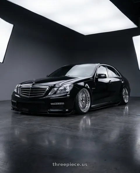 2013 Mercedes-Benz E350 with Work Emitz 5x112 Chrome 20x10.0 +38 wheels