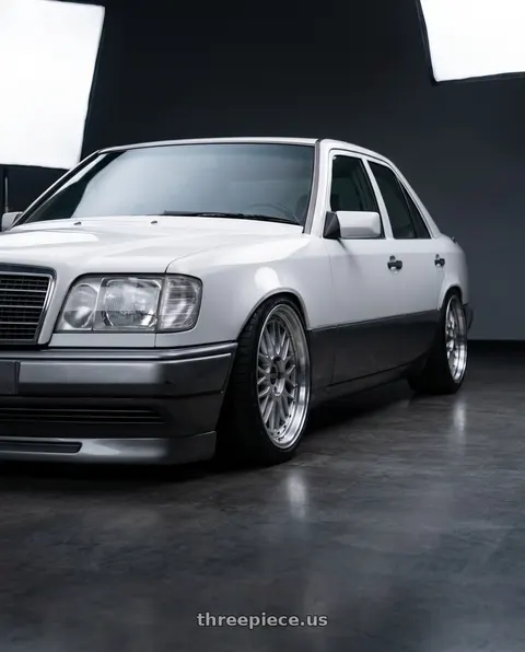 1995 Mercedes-Benz E320 with BBS LM 5x114.3 17x7.5+38 Diamond Silver wheels