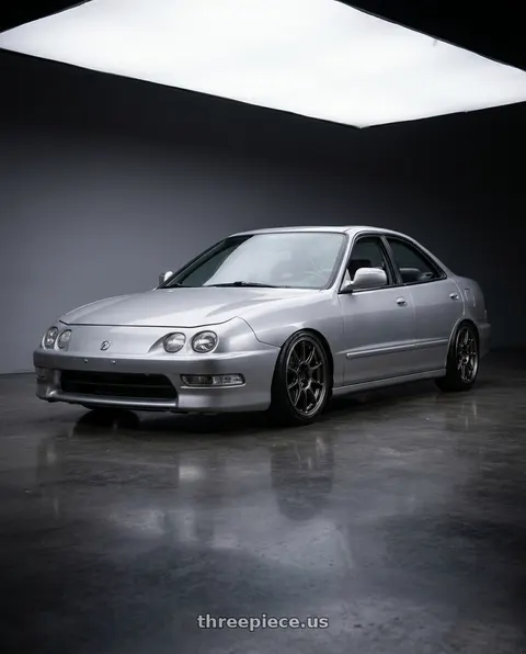 1993 Acura Integra with WedsSport TC105X 4x100 15x7.0+20 EJ Titan wheels