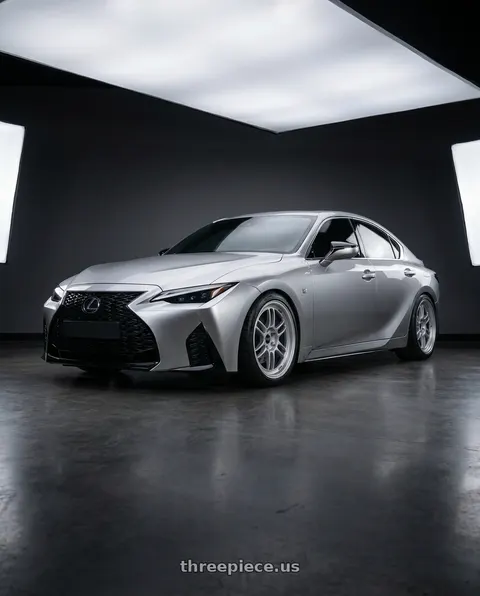 2023 Lexus IS300 with Enkei RPF1 5x114.3 18x9.5+45 Silver wheels