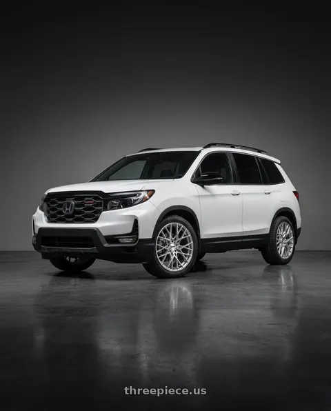 2025 Honda Passport TrailSport with TSW SEBRING 5X120 22X10.5 +35 SILVER W/  MIRROR CUT FACE wheels