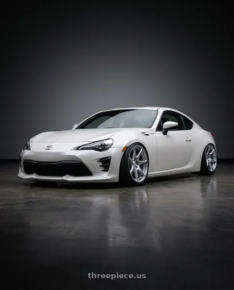 2016 Scion FR-S with Kansei K11S Tandem 5X100 17x9 35 Hyper Silver wheels