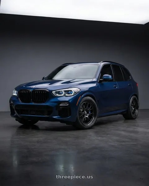 2019 BMW X5 with SSR Professor MS3 4x100 18x11+6 HP Disk Flat Black wheels