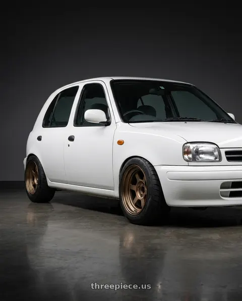 1998 Nissan Skyline GTS with Volk Racing TE37V 4x114.3 15x7+18 Bronze wheels
