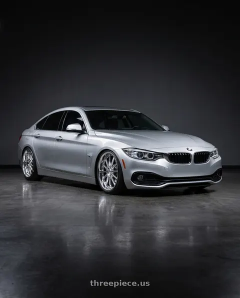 2018 BMW 430i with Coventry WHITLEY 5X108 19X9.5 +25 CHROME wheels