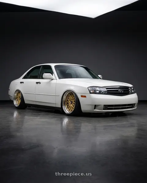 2003 INFINITI M45 with SSR Formula MESH 5x100 19X12+-7 HP Disk Fm Gold wheels
